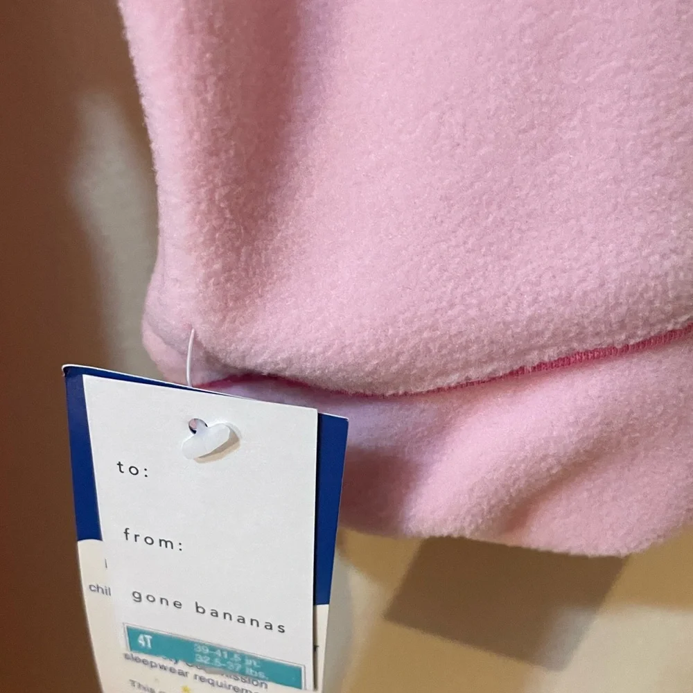 Nick & Nora Pink Gone Bananas Toddler Robe